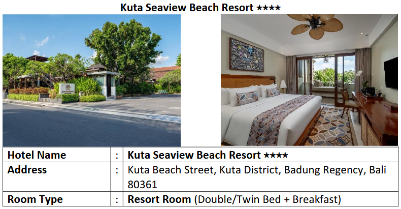 Kuta Seaview Beach Resort