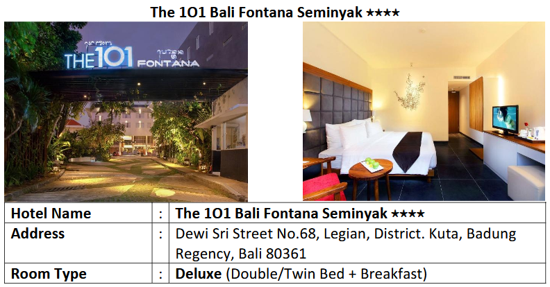 The 1O1 Bali Fontana Seminyak